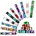 LUDILO 20Pcs Slap Bracelets Mermaid Bracelets Birthday Party Favors for Girls Boys Women 2-Color Mermaid Wristband Reversible Sequin Bracelets Glitter Bracelet Easter Egg Fillers for Kids Goodie Bag