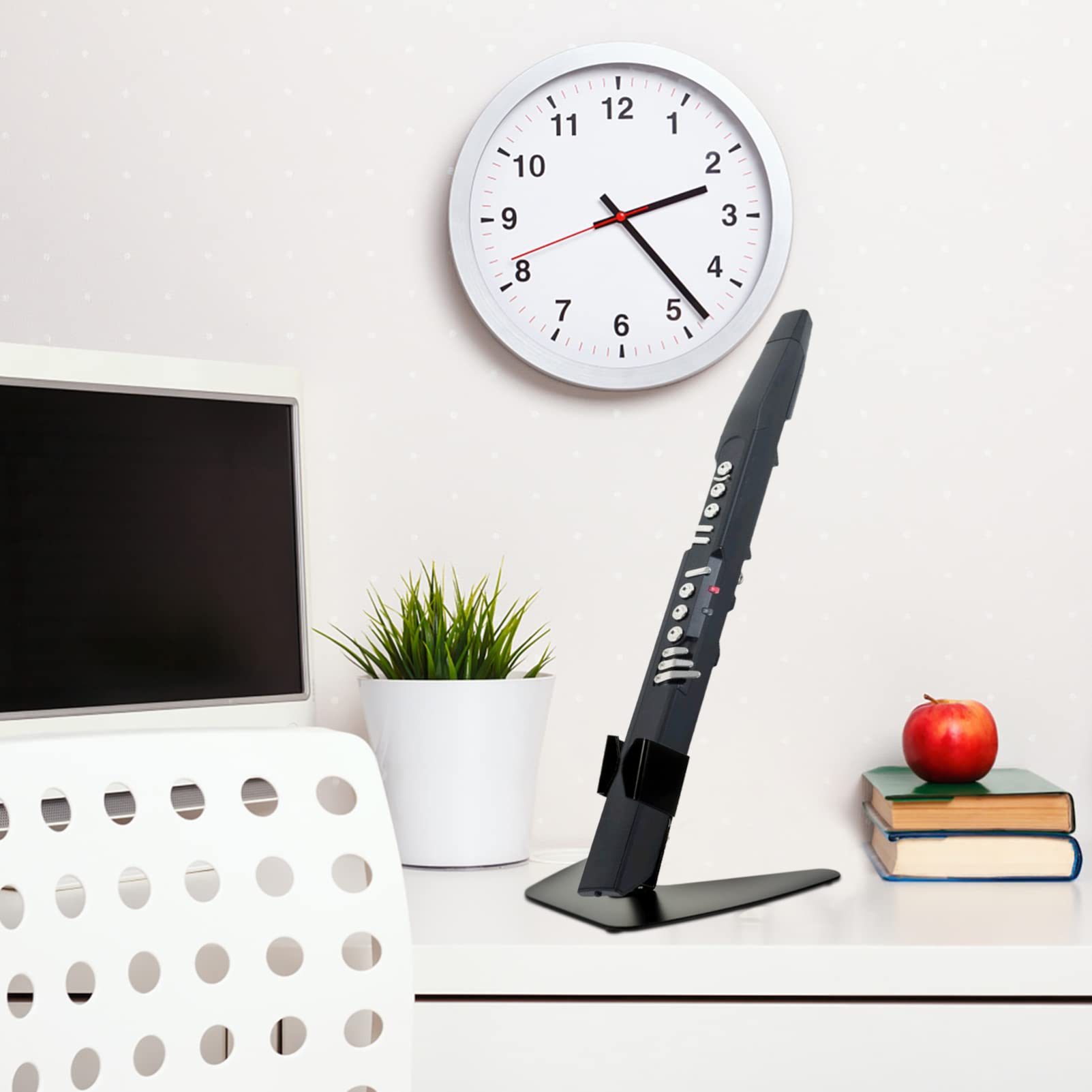 SUPVOX Soporte Bordes Suaves y Diseño Delicado de Hierro Negro para Instrumentos de Viento Digitales Adecuado para Almacenamiento y Uso Hogar