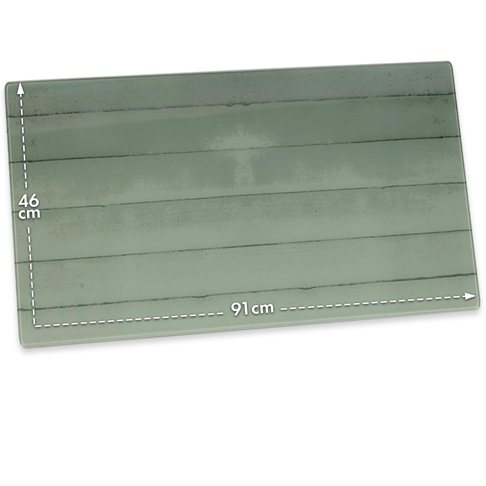 Master of Boards Magnetic Glass Board, Grey, 46 x 91 cm Includes 3 Magnets and Mounting Accessories, Safety Glass Whiteboard, Magnetic Board & Writeable Memo Board, Grey (Diameter 4 mm), 46 x 91 cm