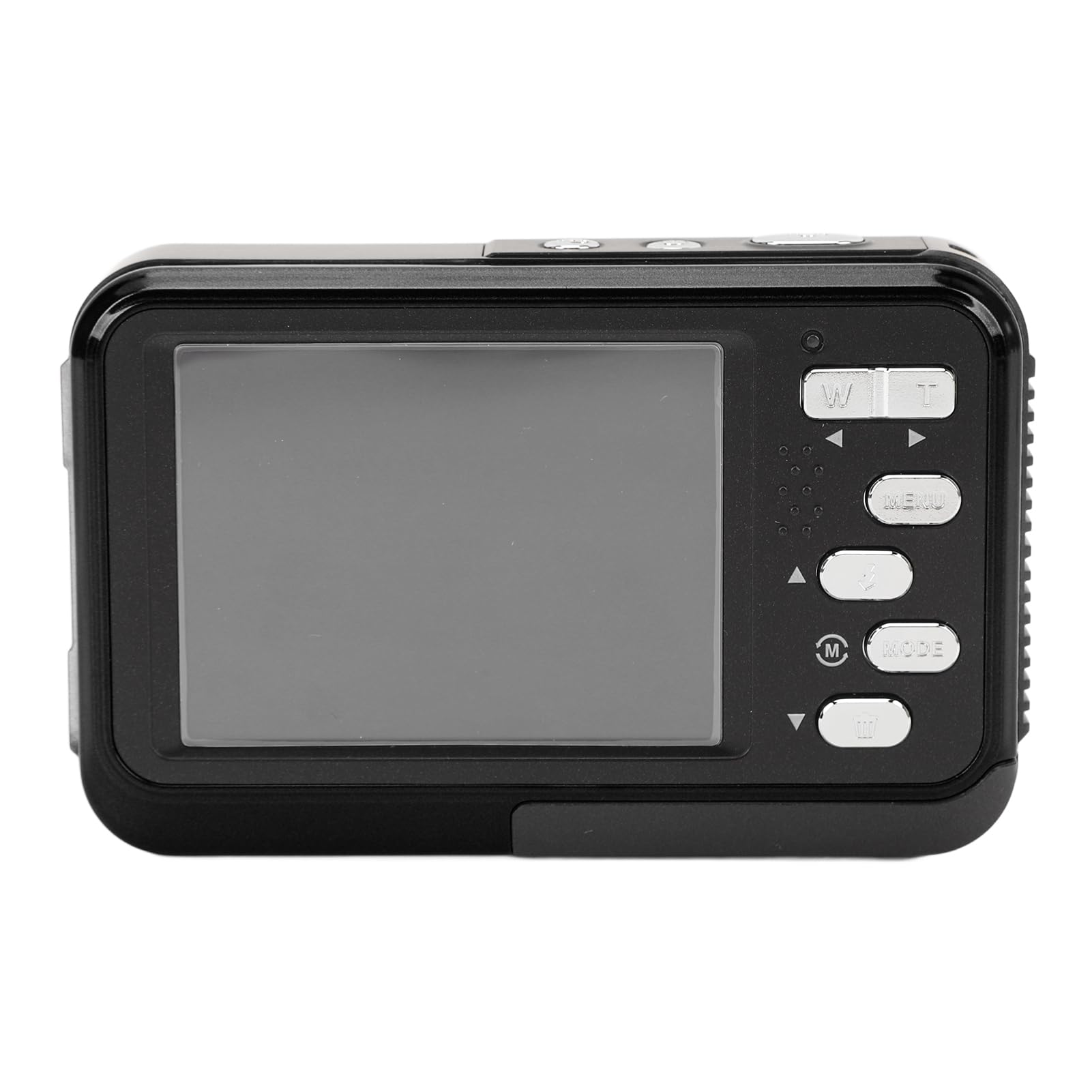 Asixxsix Underwater Camera, 4K 48MP Autofocus HD Dual Screen Waterproof Camera, with 16X Zoom, Front & Back Screen, Lightweight Compact Waterproof Digital Camera for Snorkeling (Black)