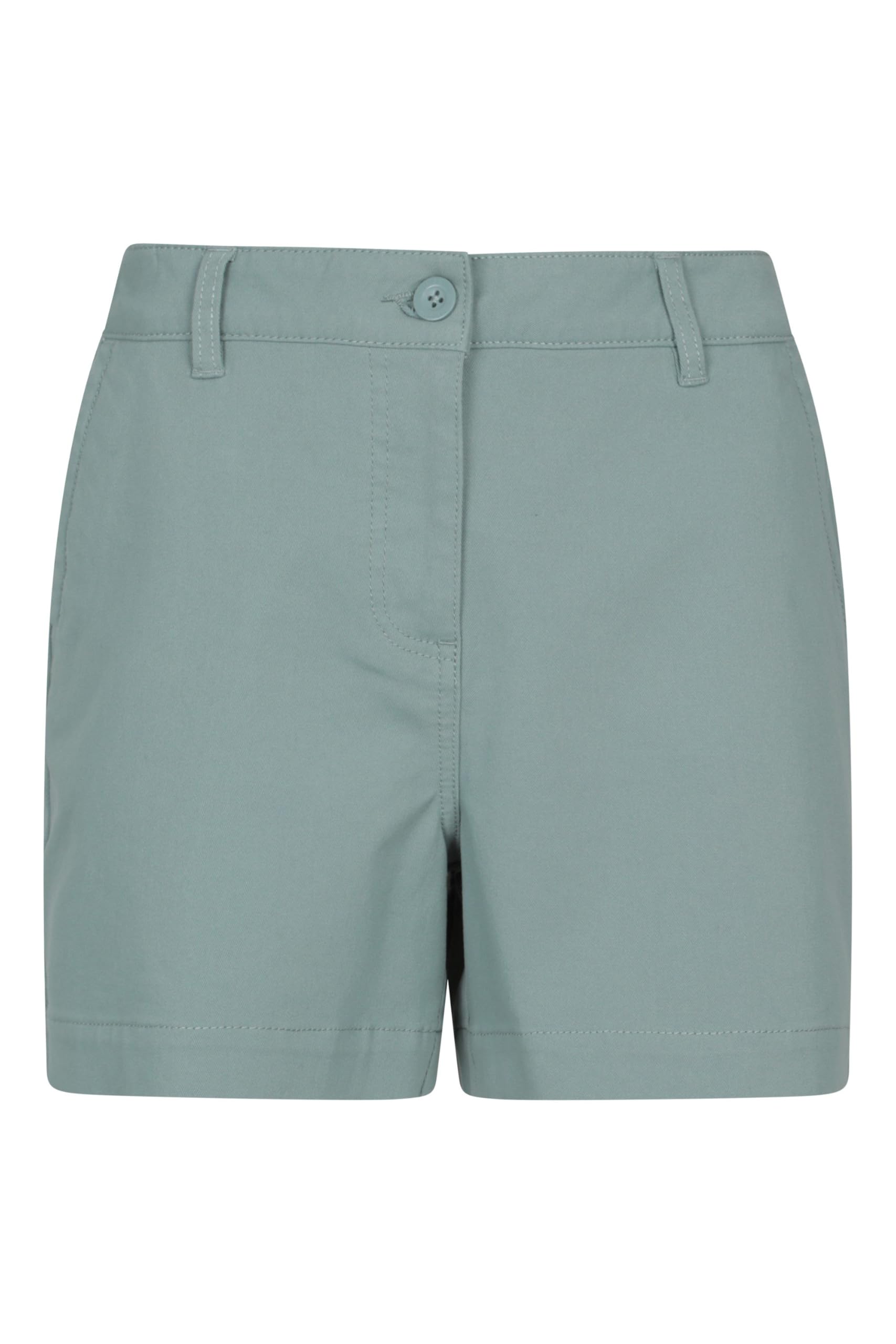 Mountain Warehouse Women's Khaki (Organic) Bayside Shorts - Lightweight Short Pants With Upf 50+ & Lots Of Pockets - Spring Summer, Beach, Walking, Hiking & Outdoors Size 6