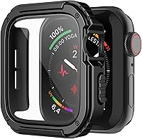 Vista 12 de Recoppa para Funda Resistente Apple Watch 45mm Series 7 & Series 8 & Series 9 con Protector de Pantalla, Funda Protectora a Prueba de Caídas Grado