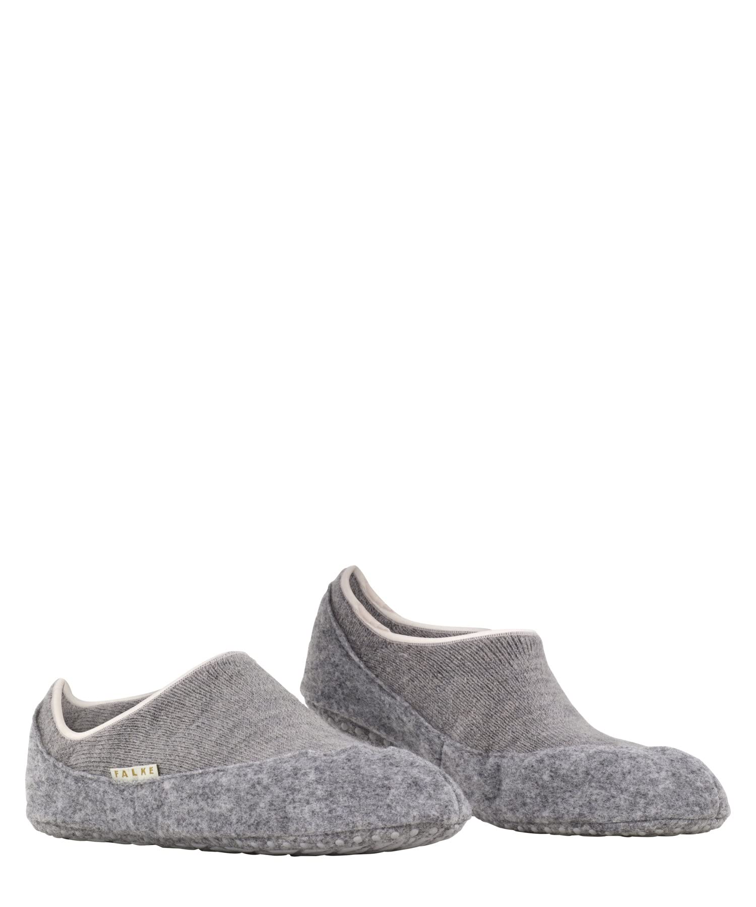 FALKE Damen Cosyshoe Invisible Stoppersocken atmungsaktive klimaregulierende geruchshemmende Wolle rutschhemmende Noppen auf der Filzsohle Füßlinge komfortabel warm Plüsch bequem 1 Paar