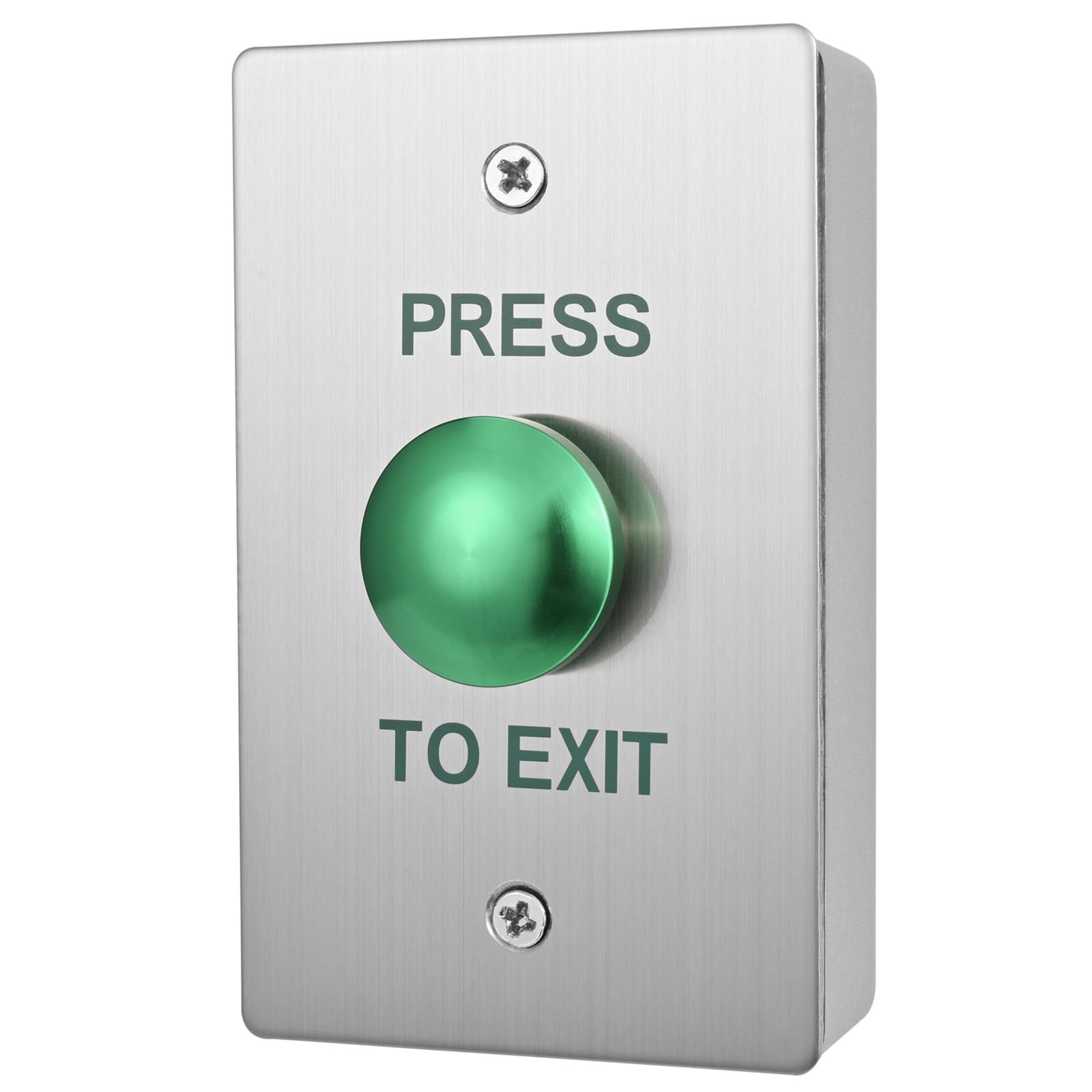 Bouton poussoir pour contrôle d'accès de porte - Coque étanche en acier inoxydable avec sortie NO/COM montée à l'arrière