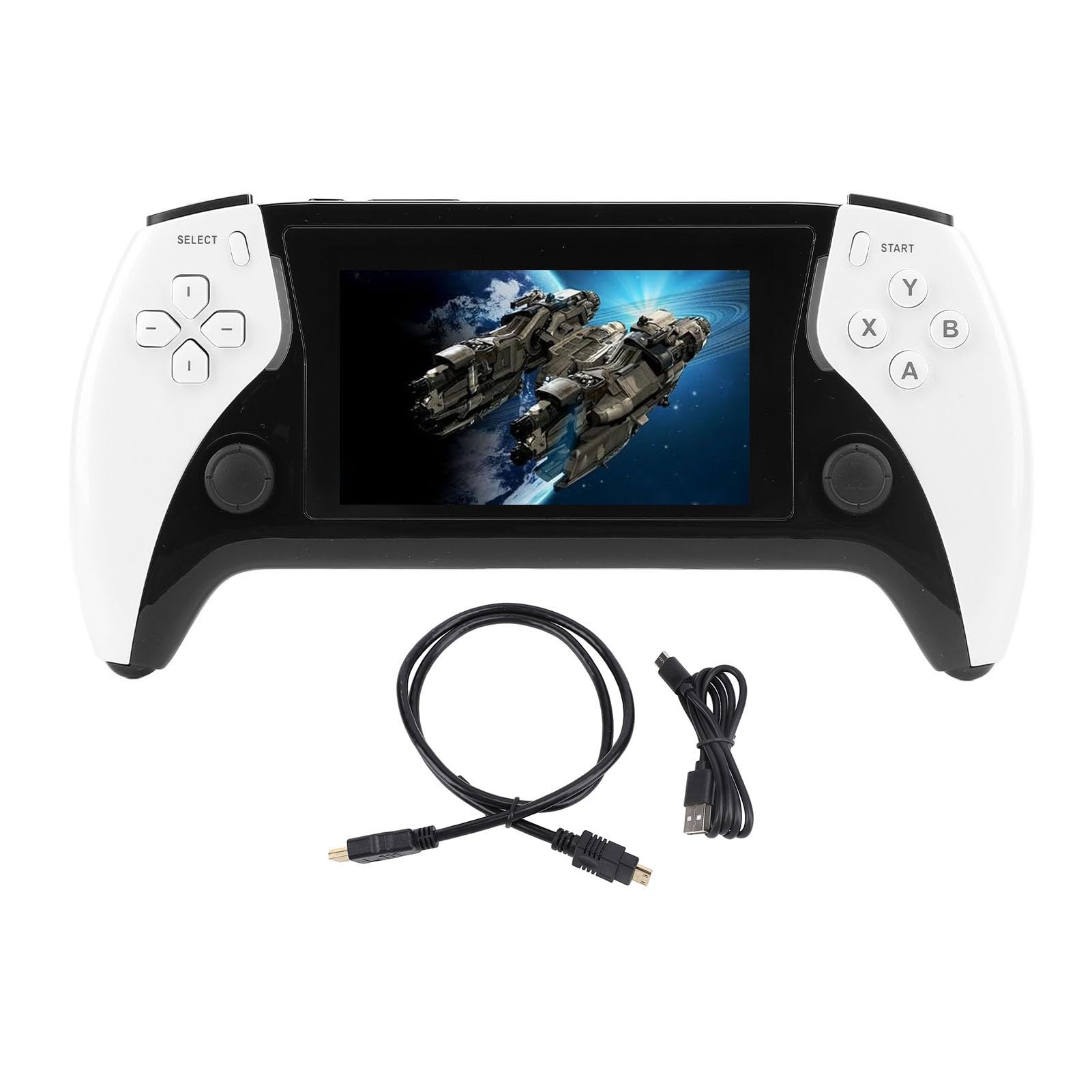 Console di Gioco retrò, Supporto 11 Emulatori di 4,3 Pollici IPS 800x480 MP4 MP4 Console di Gioco retrò per Esterno per (White)