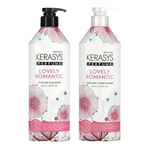 Kerasys Champú y enjuague perfumado encantador y romántico