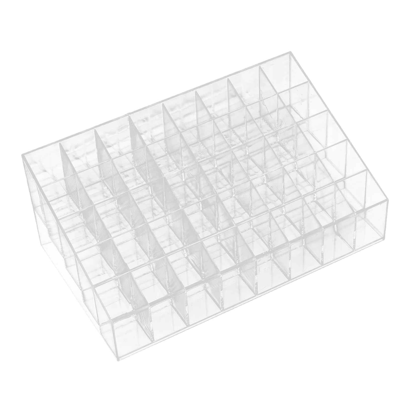 NIYANGLE 2Pcs Multi Grid Lipstick Holders Stylish Desktop Organizers for Makeup Artists Durable and Space Saving Lipstick Stand Compact Design for Bedroom and Vanity Storage