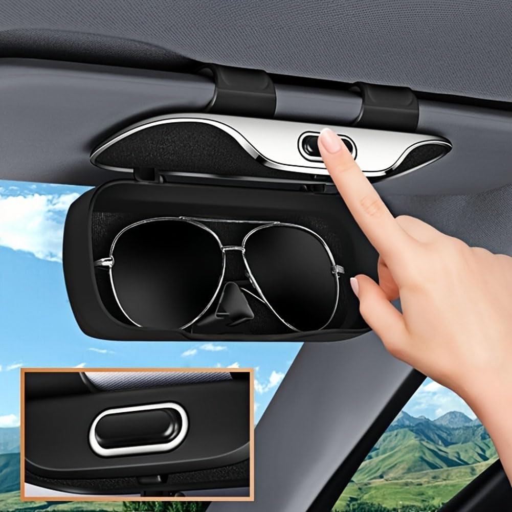 DAYKET Car Glasses Holder,Compatible with Kia Niro SG2 EV PHEV e-Niro,Car Accessories
