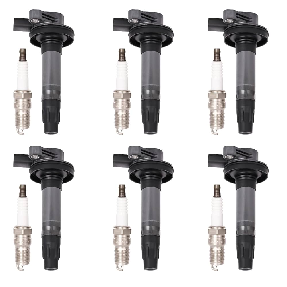 megu ③ Amazon.com: Set of 6 Ignition Coil Pack and Spark Plugs Fits