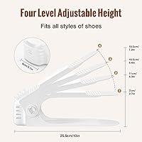 Vista 3 de Neprock Organizador de Ranuras para Zapatos para Closet, Estante para Zapatos Organizador De Zapatos para Organización de Closet, Organizador