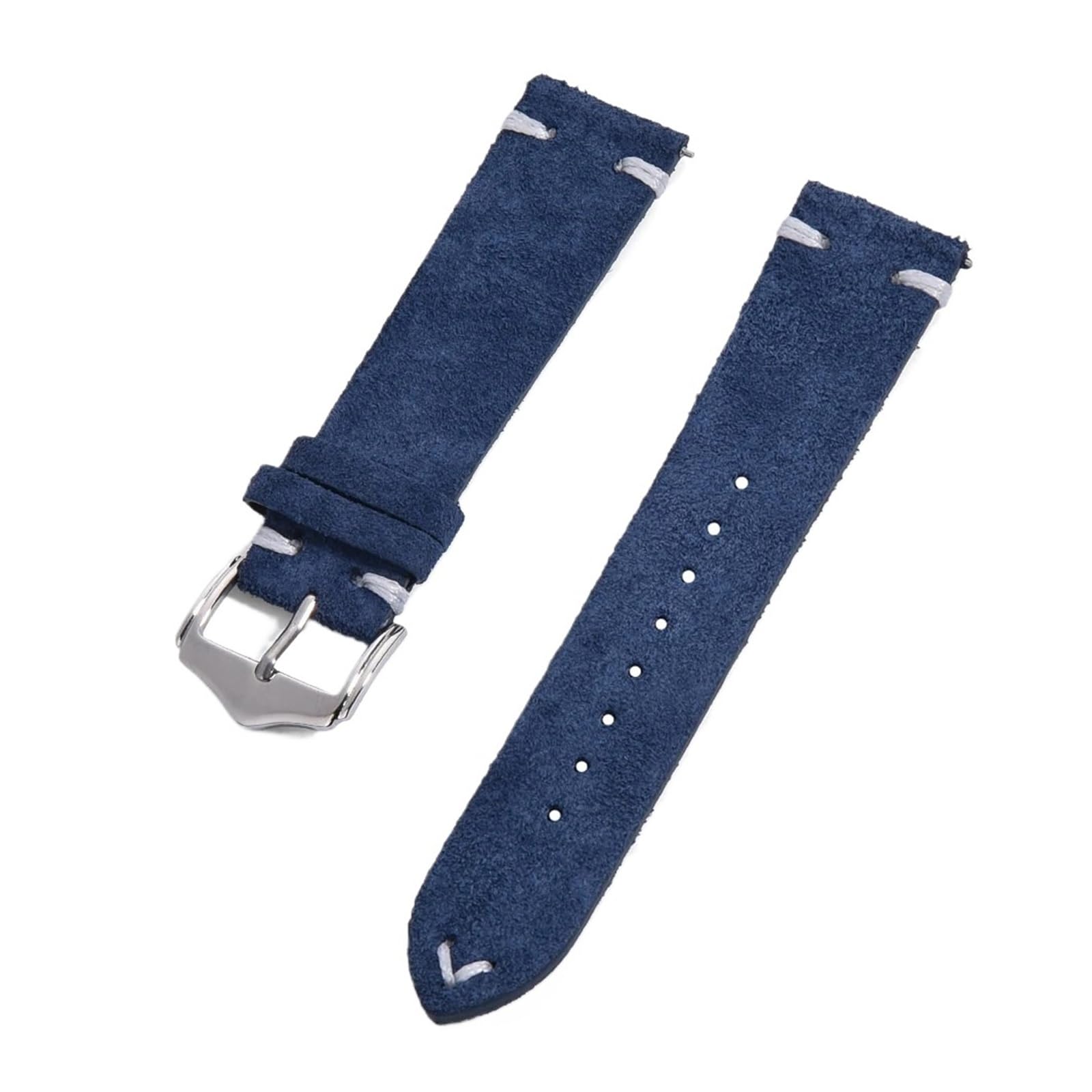 yingyingjia Vintage Wildleder Uhrenarmband 20mm 22mm Schnellverschluss Band Smartwatch Handgelenk Armbänder Männer