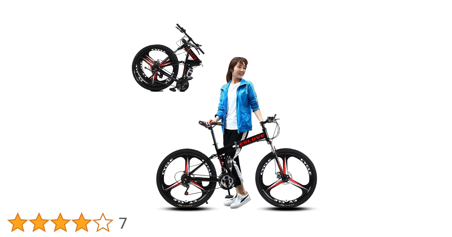 elittle マウンテンバイク 26インチ 21段変速 高炭素鋼フレーム Amazon | elittle マウンテンバイク 折りたたみ可能 MTB 26