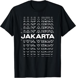 Minimalist City - Indonesia Modern Jakarta T-Shirt