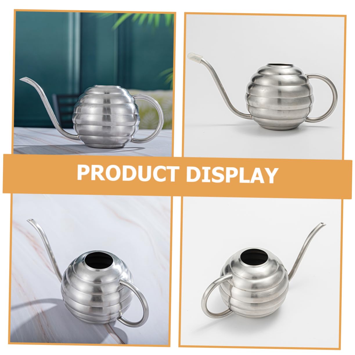 POPETPOP Annaffiatoio Inossidabile Beccuccio per Giardinaggio e Piante Casa Facile da e Design Moderno e Pratico per Amanti delle Piante