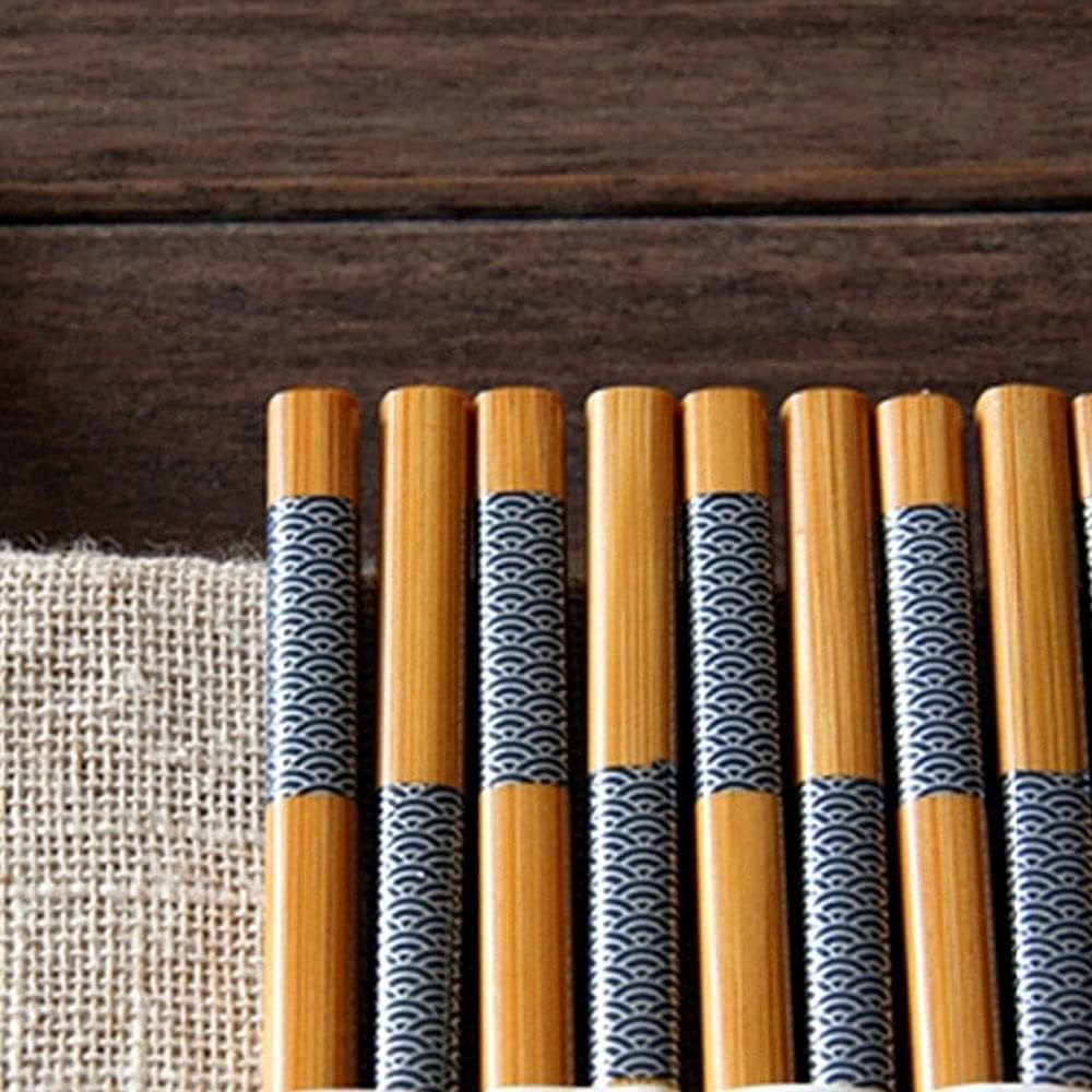 Chopsticks 5 Pairs Sushi Reusable Chopstick Natural food Tableware Utensils Portable Chopsticks Set