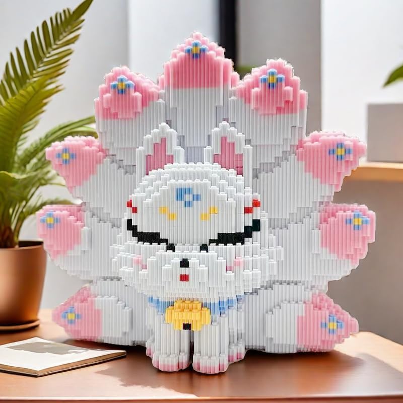 Amazon.co.jp: 九尾キツネ 動物 ミニチュア ビルディングブロック