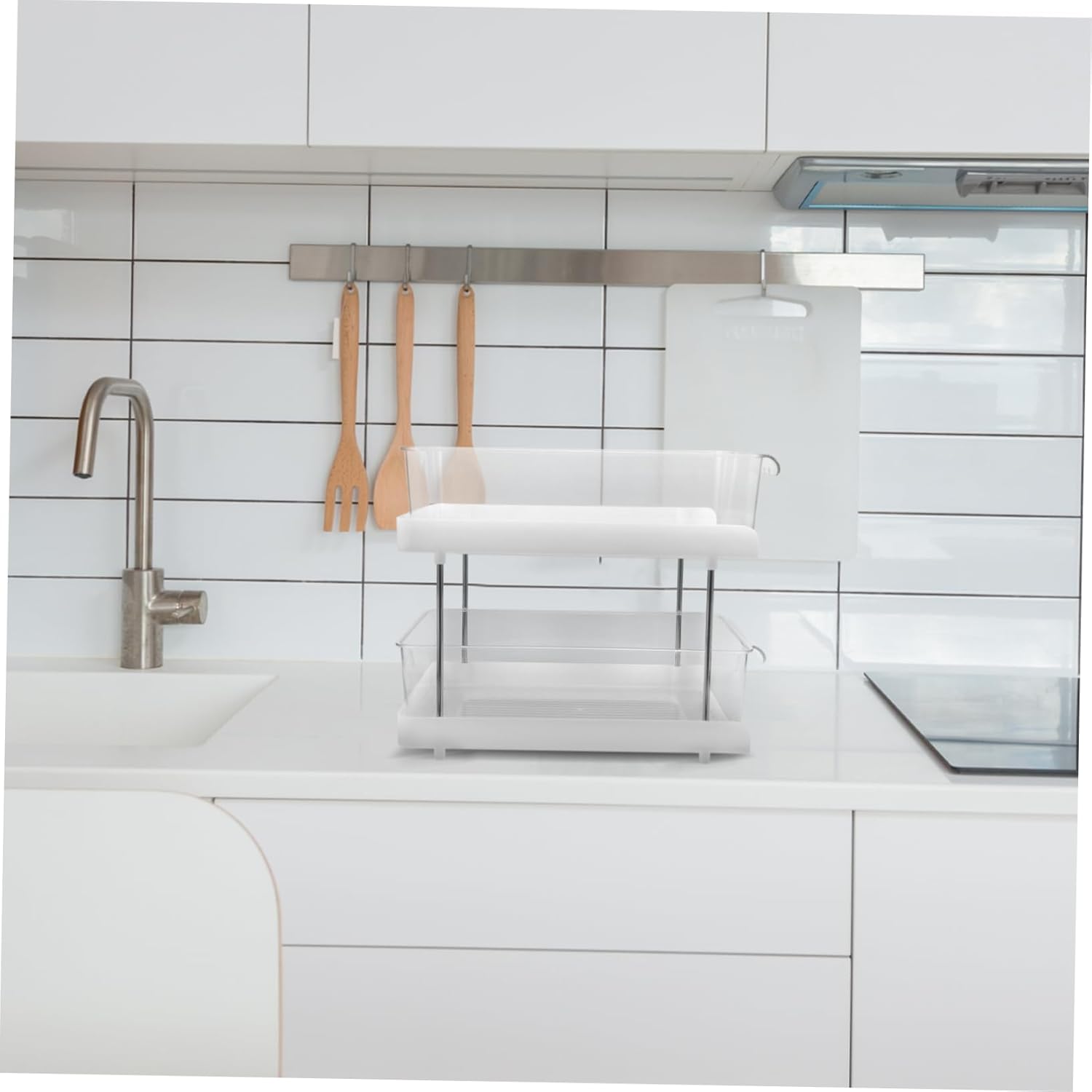 ABOOFAN Bathroom Shelves Over Toilet Kitchen Storage Makeup Shelf Dresser Organizer Countertop Makeup Organizer for Bathroom Countertop