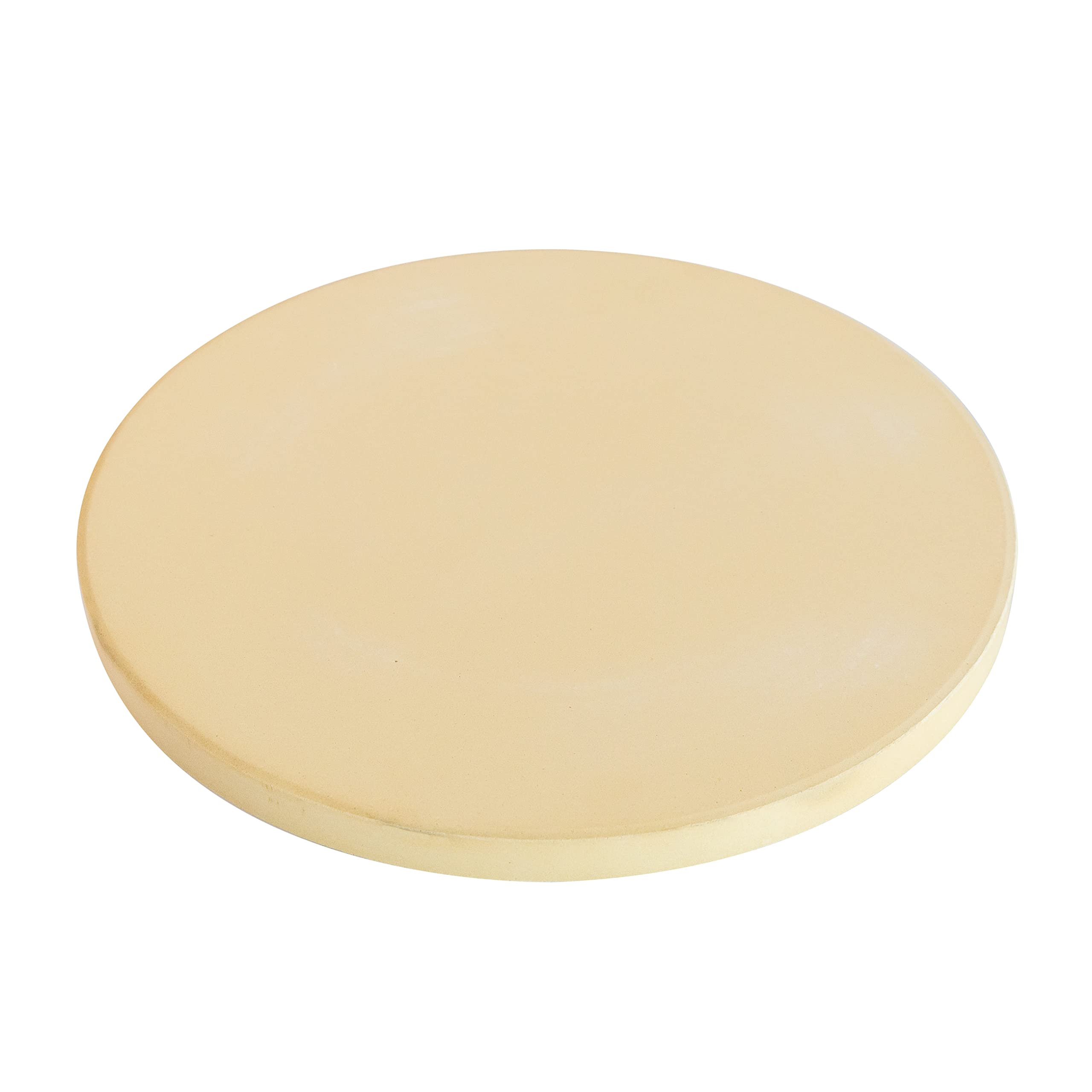 FENNEK Pierre à pizza XL - Diamètre : 320 mm - Épaisseur : 20 mm - Pour four à pierre, barbecue au charbon, barbecue à gaz, etc. - En cordiérite résistante à la chaleur - Pour pizza, tartes flambées..
