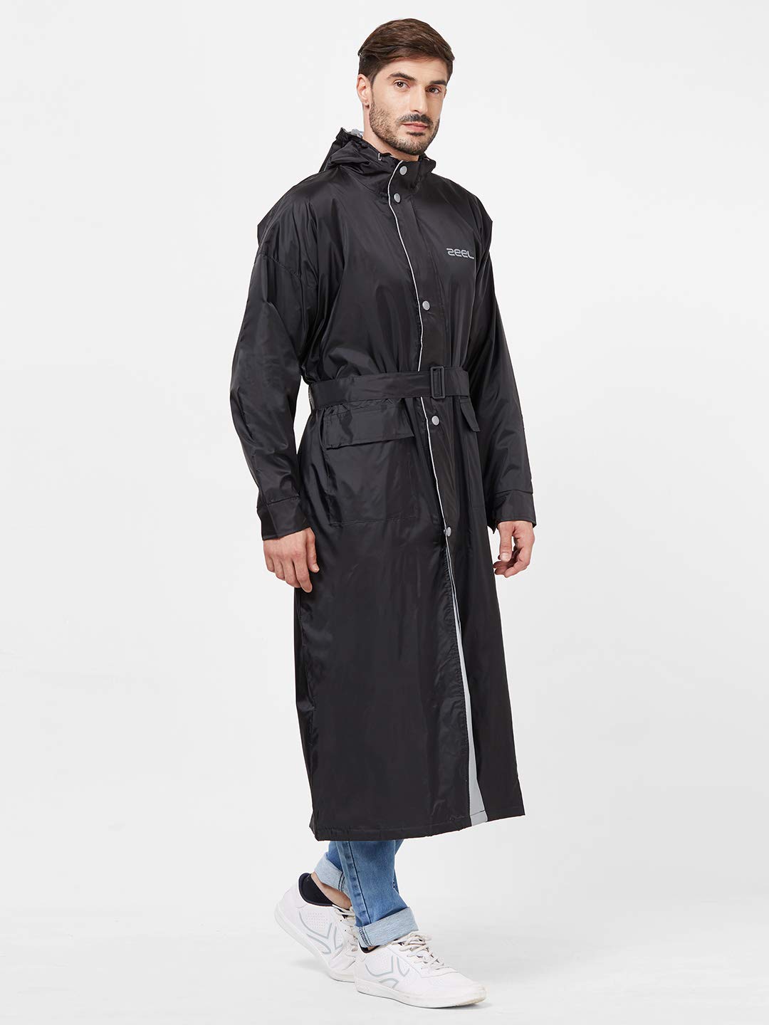 ZEEL Unisex Raincoat with Hood | Water Fighter-Rain Coat