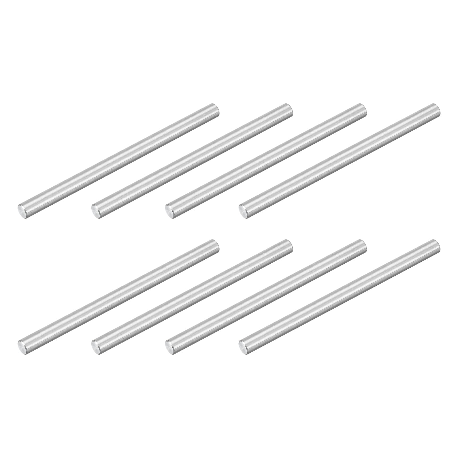 uxcell 8Pcs M5 x 80mm 304 Stainless Steel Dowel Pin, Cylindrical Shelf Support Peg Pin Parallel Pin Fastener for Mechanical Manufacturing, Industry,