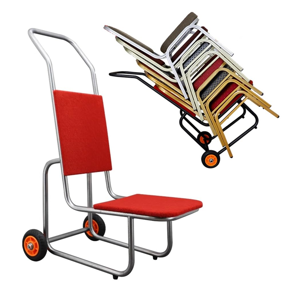 Sedia Dolly con capacità di 10 sedie per riporre e trasportare facilmente sedie impilabili