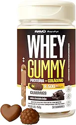 Whey Protein em Gomas Proteína + Colágeno, Zero Lactose, Whey Isolado - Sem açucar - Ravu nutrition