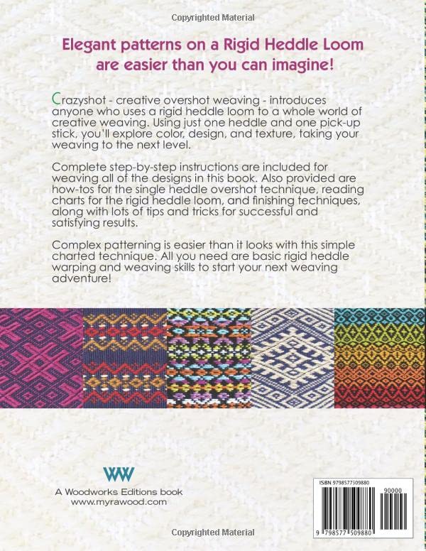 CrazyShot- Creative Overshot Weaving for the Rigid Heddle Loom - Image 2