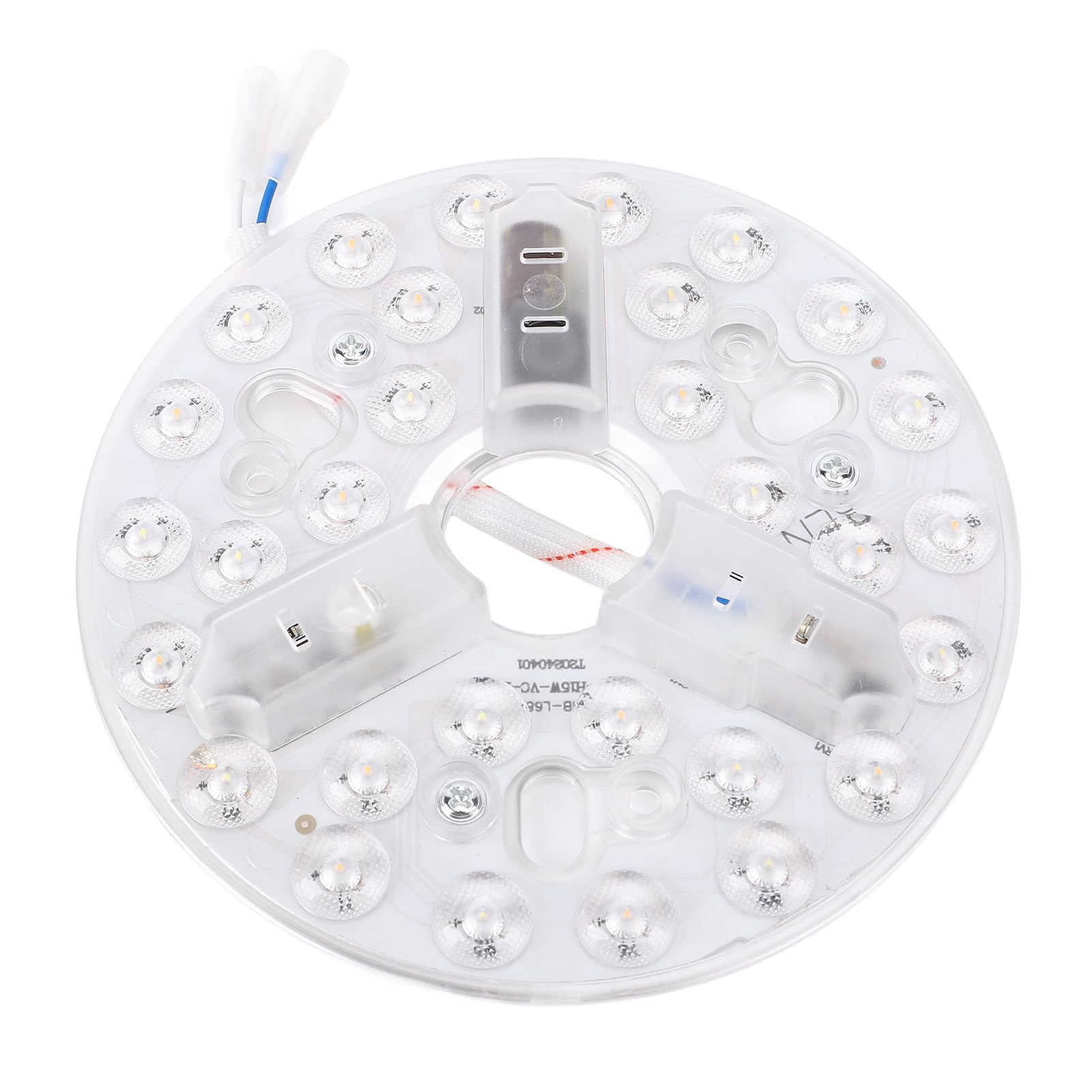 LICAEVEY Ceiling Fan LED Light Replacement 5.3 Inch 15W Round, 3 CCT 3000K 4200K 6500K Retrofit Kit with Aluminum Base for Enhanced Heat Dissipation