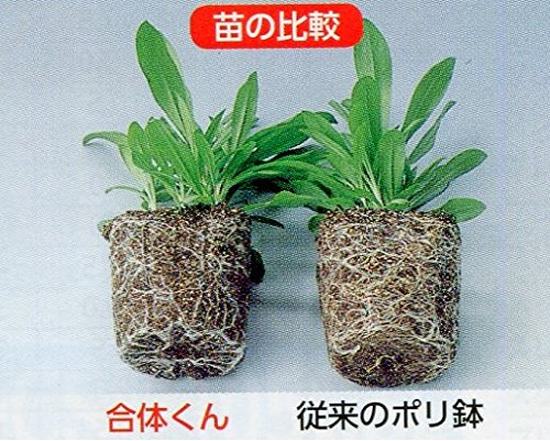 タキイ種苗　合体くん　タキイ根巻防止連結ポリ鉢 9cm 黒 24鉢/1枚 Amazon | 合体くん タキイ根巻防止連結ポリ鉢 9cm 黒 24鉢/1枚