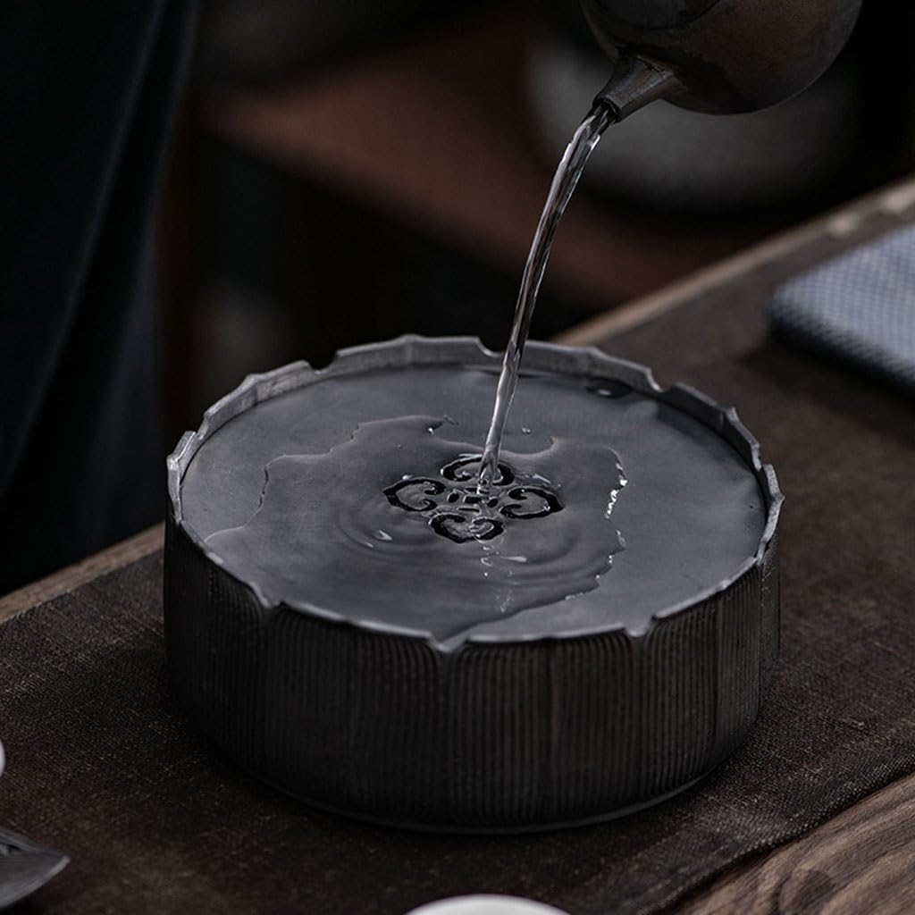 Bandeja de té Kung Fu estilo chino, soporte grande para almacenamiento de agua para el hogar, bandeja de té seco, adecuada para el hogar, oficina, bar