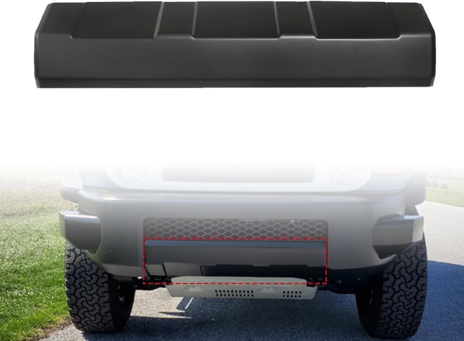SecosAutoparts Lower Valance Panel Cover Front Compatible with Toyota FJ Cruiser 2007-2014 Replace# 53901-35230, 5390135230