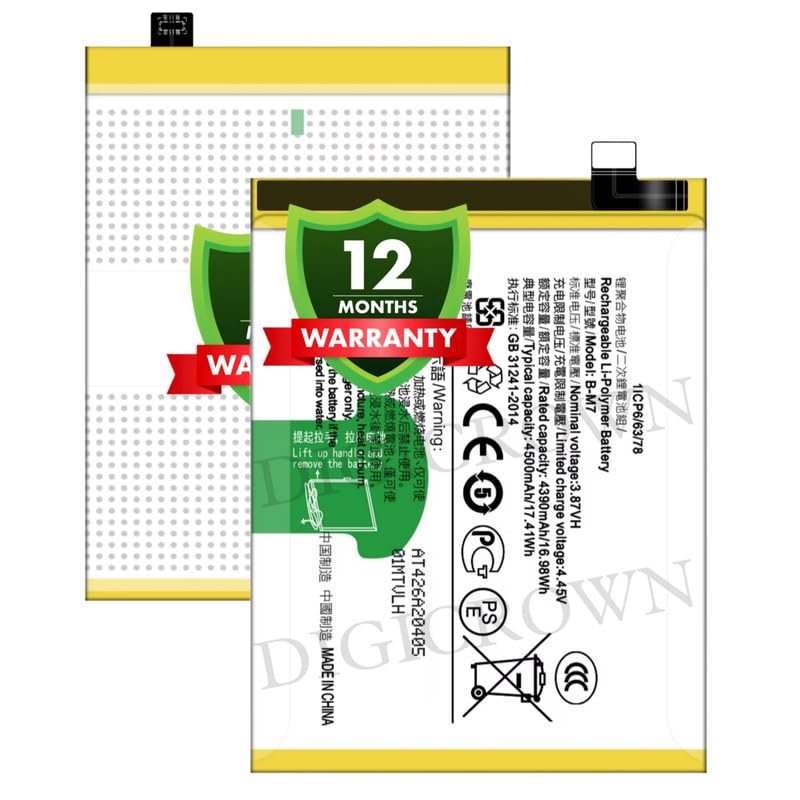 Image of Original B-M7 Battery Compatible for Vivo S6 5G (V1962A, V1962BA) - (4500mAh) - 1 Year Warranty DF7