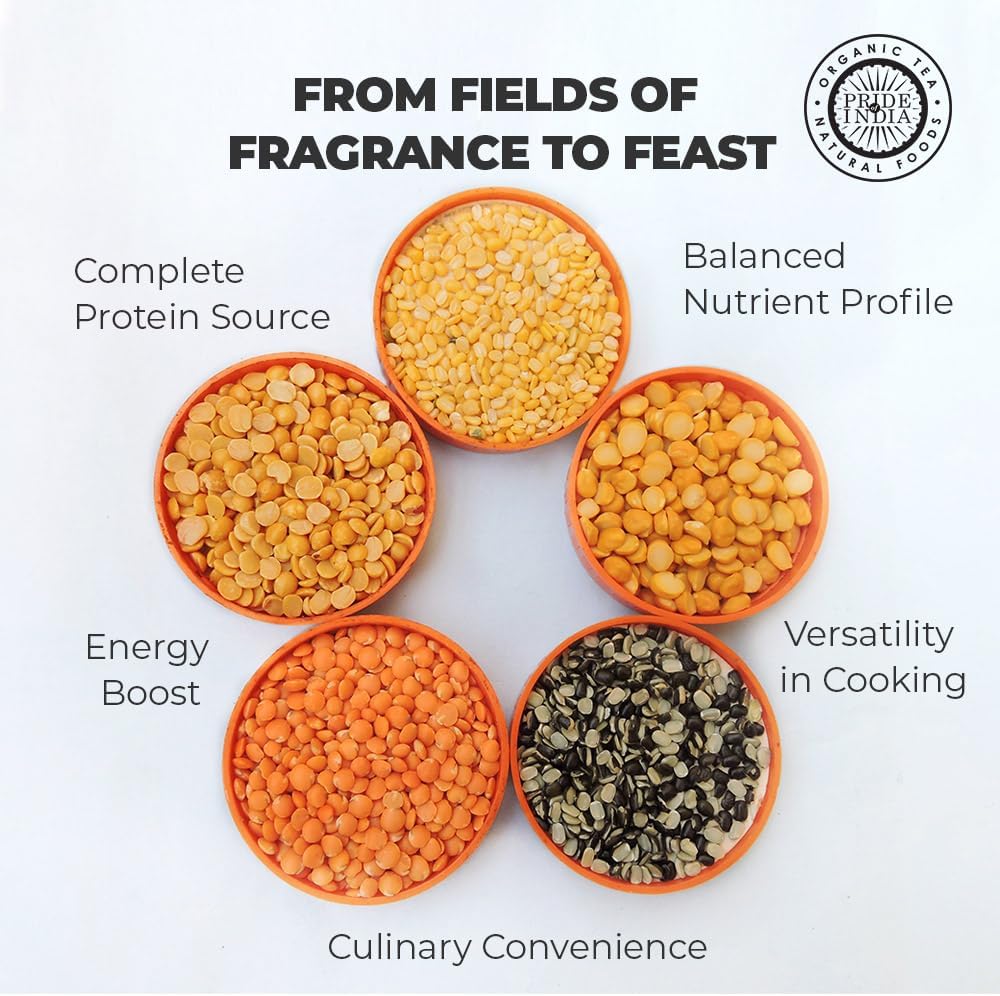 Pride Of India - Indian Bean & Lentil Superfood - Five Delicious Panchratna Dal Mix, 1.5 Pound Jar