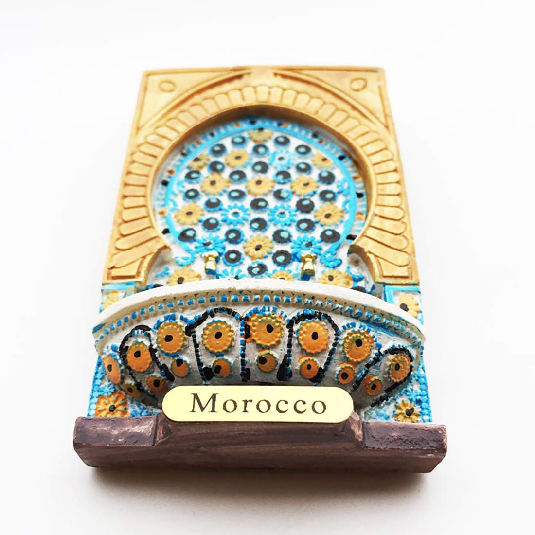 Magnete Frigorifero 3D Marrakech – Souvenir Del Marocco, Decorazione Casa In Resina, Regalo Di Viaggio