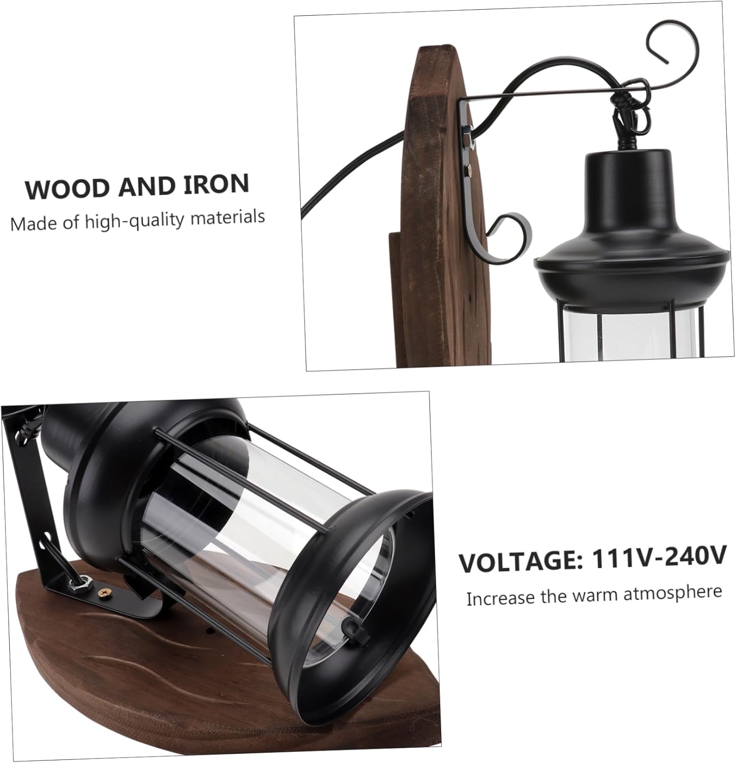 jojofuny 1Set Industrial Retro Wall Lamp Vintage Black Light Fixture for Shop Corridor Home Decor Durable Design with Creative Shape for Stylish Lighting