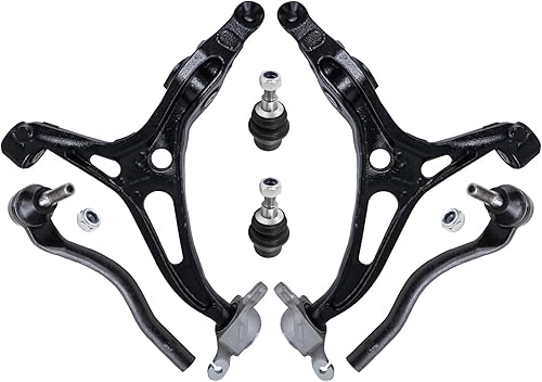 Miniatura 120 de Detroit Axle - Kit de brazos de control delanteros de 6 piezas para Toyota Corolla 2014-2019, 2 brazos de control inferiores con rótulas, 2 varillas