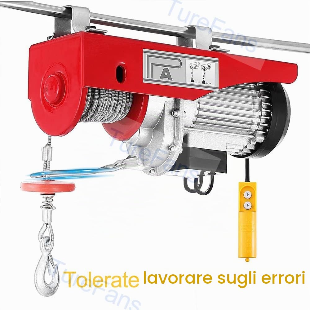 Paranco elettrico, montacarichi da balcone (1450W,400/800KG)