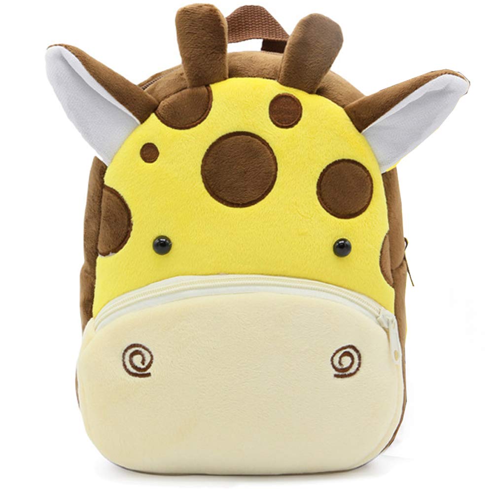 DafenQ Mochilas para Niños, Infantiles Animales para Niño Niñas Bolsos de Dibujos al Aire Libre Bolsa de Libros Escolares Regalo para Guardería/Jardín de Niños (Jirafa)