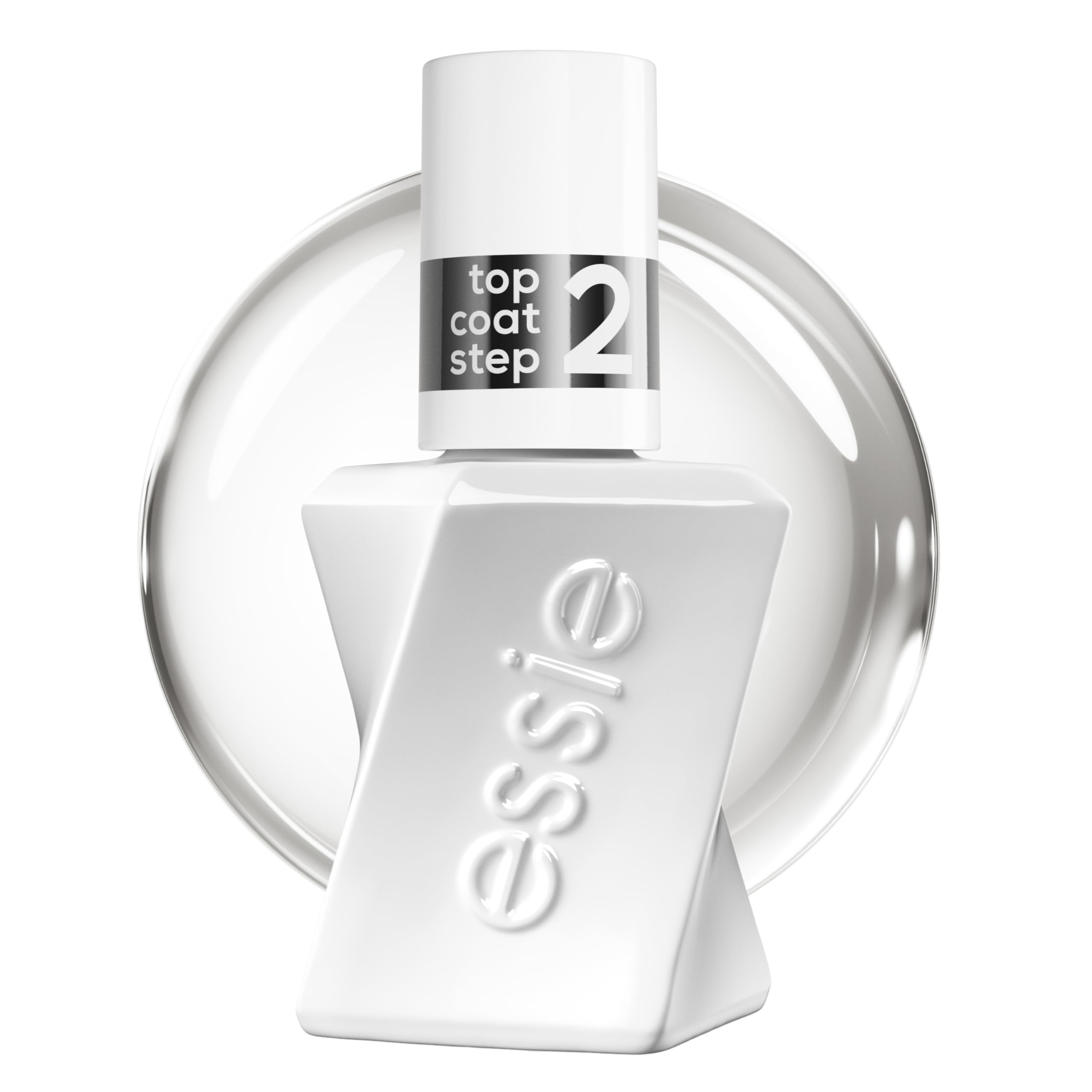 "Gel by Essie langanhaltender Nagellack Top Coat mit glänzendem Finish, Maniküre ohne UV-Licht, Professioneller Gel by essie, Farbe: Nr. 00 top coat, Transparent, 1 x 13,5 ml "