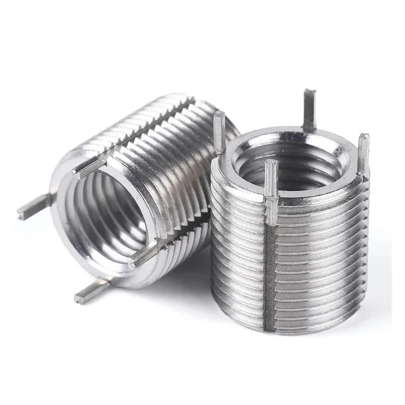 ZS Hardware Zestaw naprawczy gwintu ze stali nierdzewnej Zestaw tulei samogwintujących Nakrętka M2-M30(M2.5xM4.5x3.8 (5pcs))