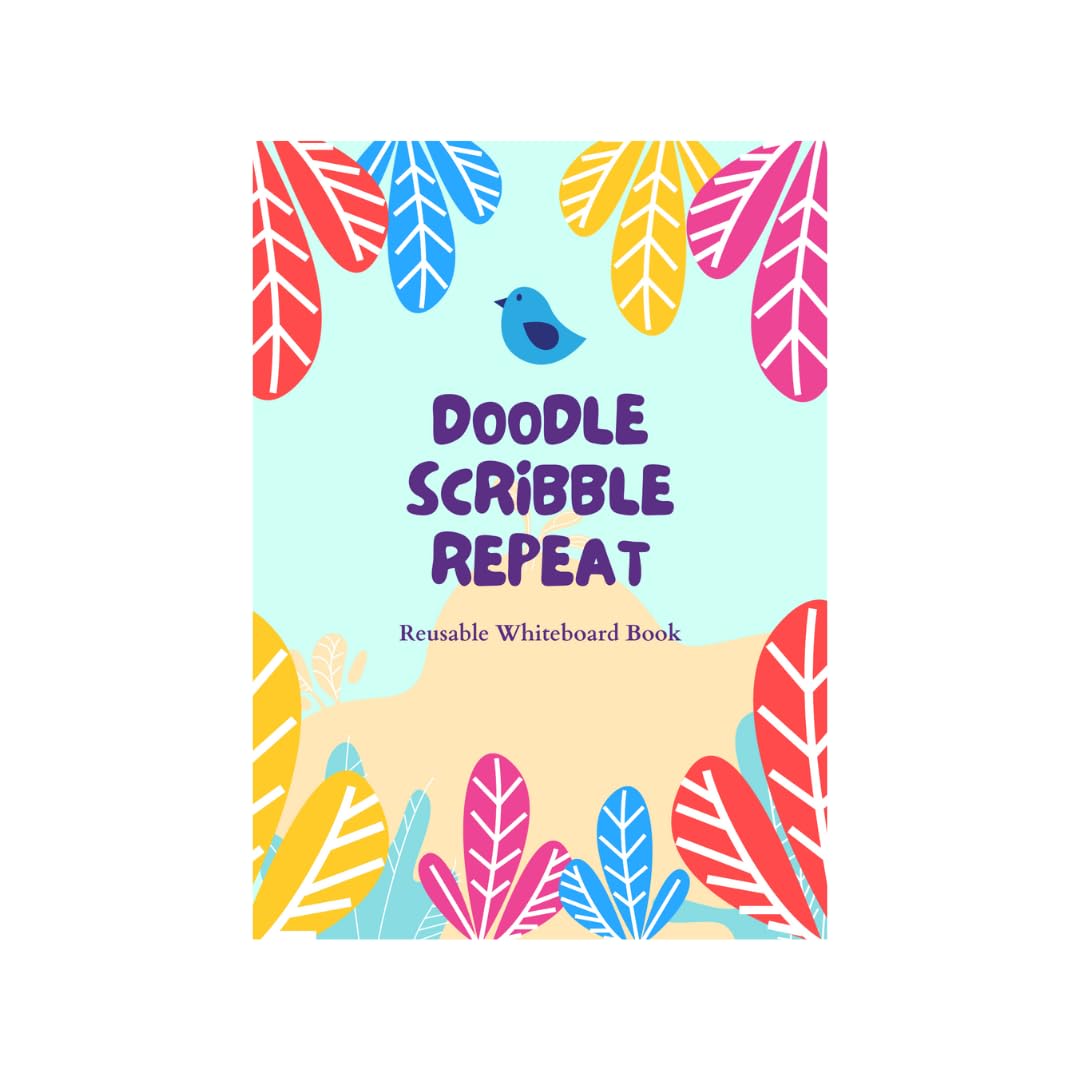 Jogenii doodle scribble repeat, reusable whiteboard book, designed for endless creativity, writing practice for kids, wipe clean surfaces, perfect for artists, unique return gift, a travel-friendly art & craft activity for all Ages (B0CW9WRGXF) Amazon Price History, Amazon Price Tracker