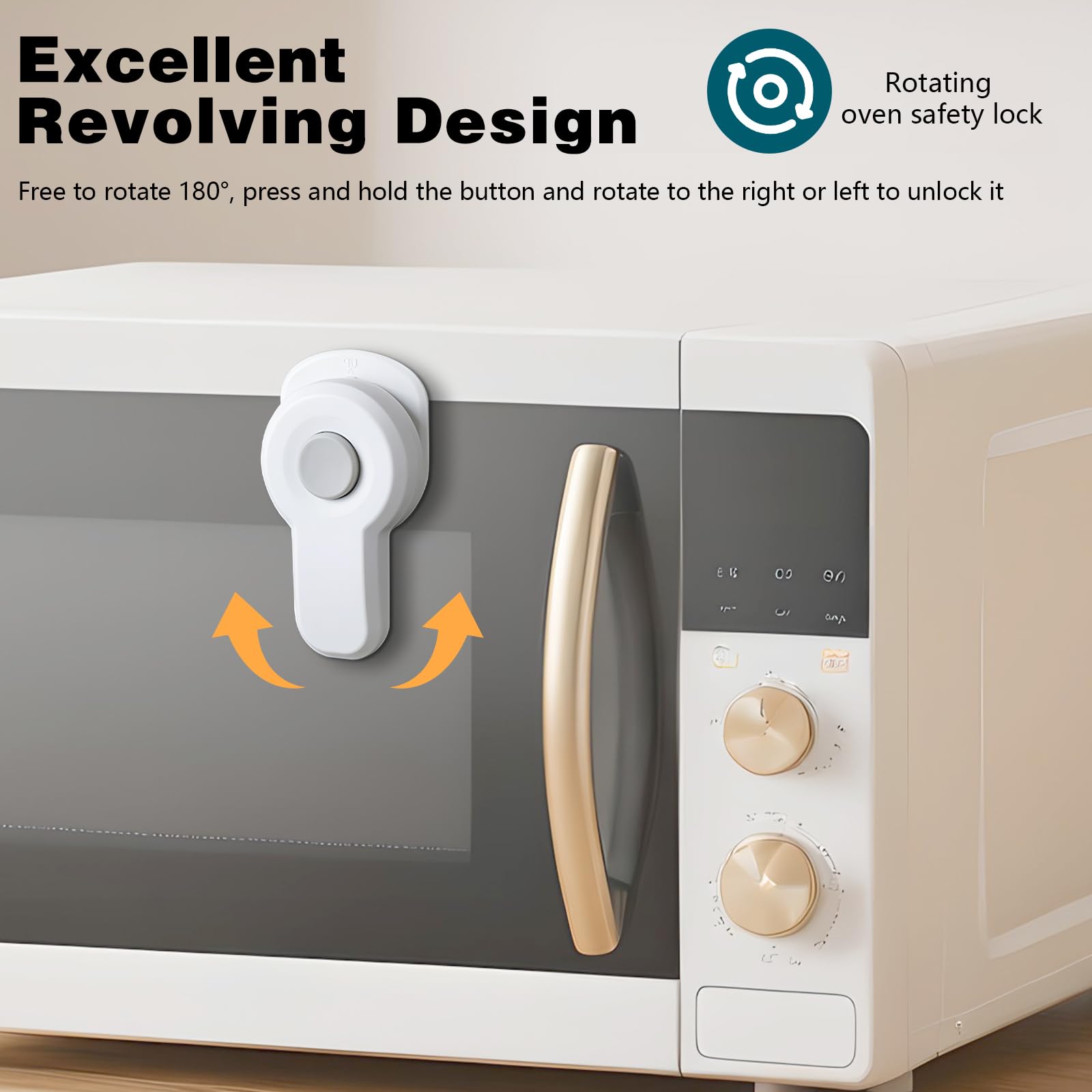3PCS Oven Lock Child Safety, Oven Baby Proofing, Oven Child Safety Lock, Oven Safety Locks for Toddlers Baby Safety Products - Image 3
