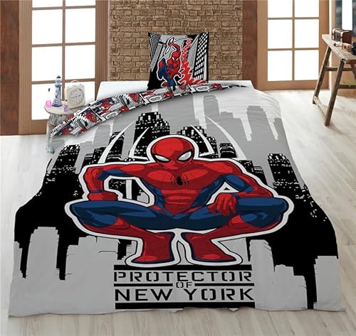 Juego de cama Spiderman New York para 1