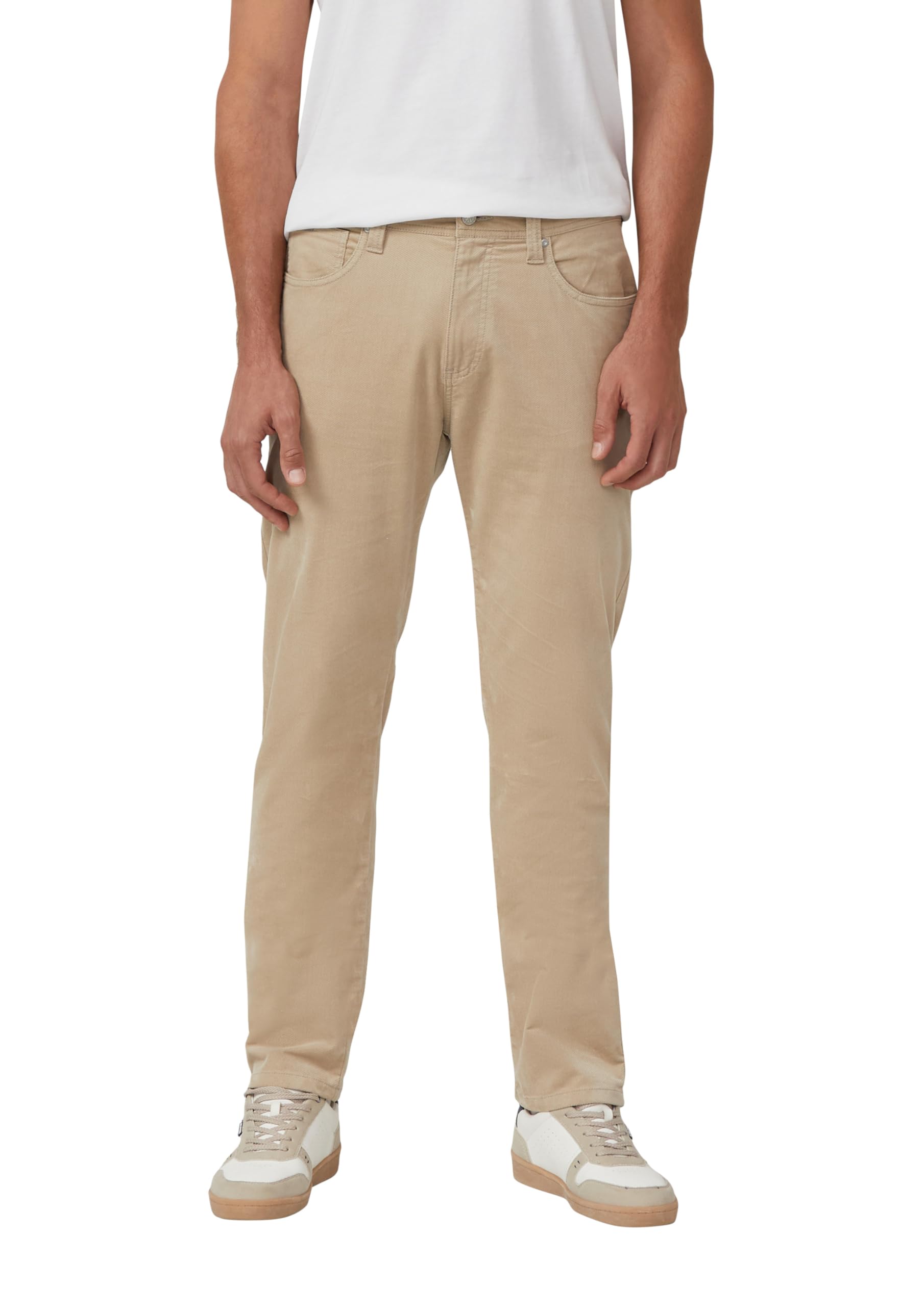 s.Oliver Regular Fit: Hose aus diagonalem Feincord mit geradem Bein
