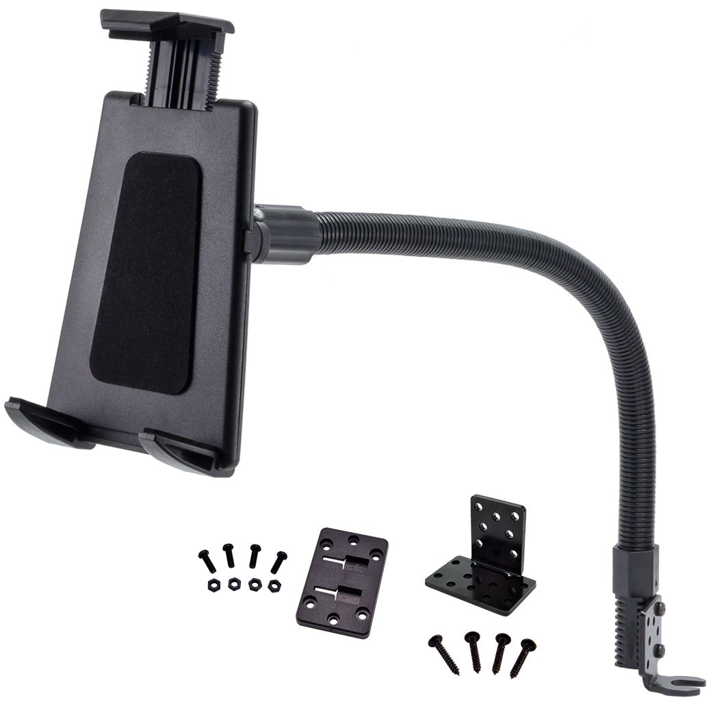 Arkon Tablet Seat Rail or Floor Car or Truck Mount with Gooseneck for iPad Pro iPad Air iPad 2 Retail Black