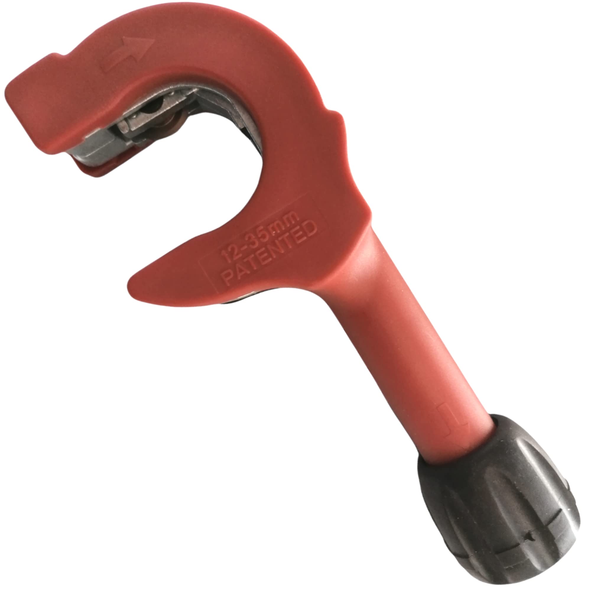 SIO Cortatubos Profesional 12–35 mm – Cortador de Tubos para Cobre, Aluminio y PVC – Herramienta de Corte Preciso con Ajuste Manual – Uso Fontanería, Automoción y Taller