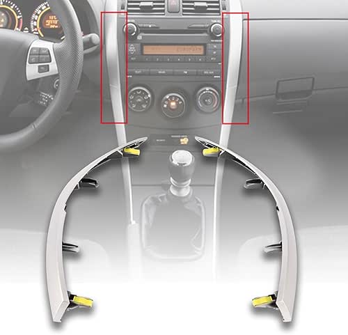Left & Right Upper Side Central Dashboard Cover Strip Trim