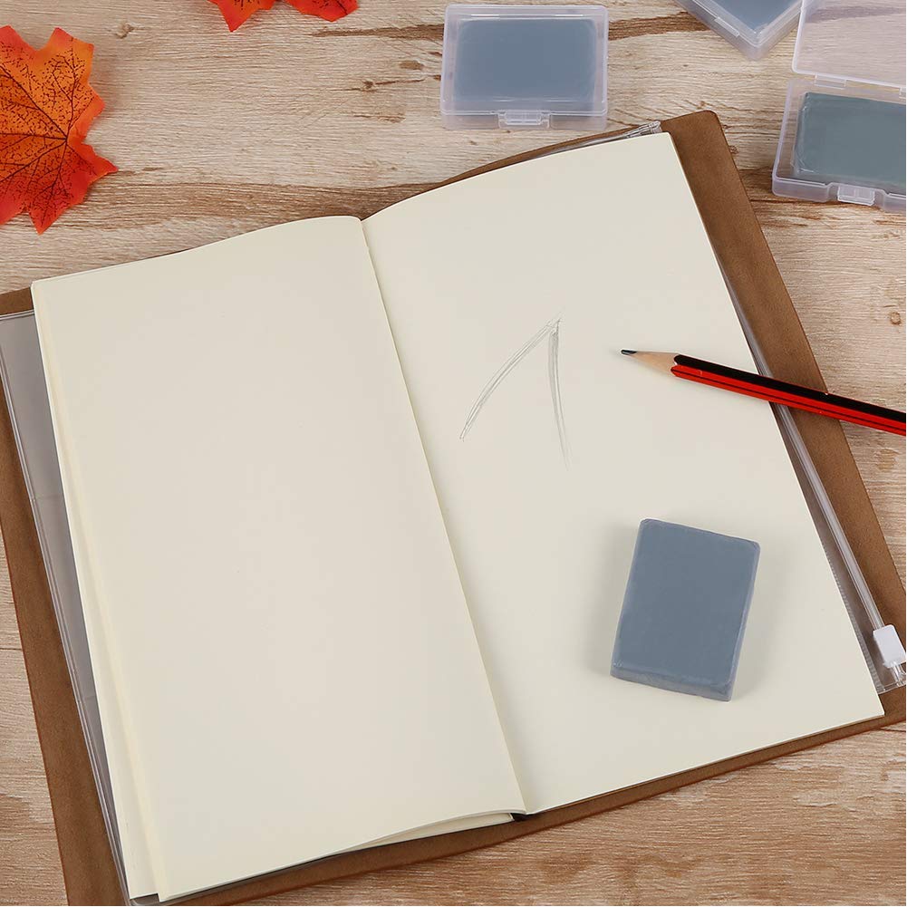 Lot De 4 Gommes Pétrissables Faber-Castell – Avec Étui – Idéales Fusain, Crayon, Pastel Pour Artistes