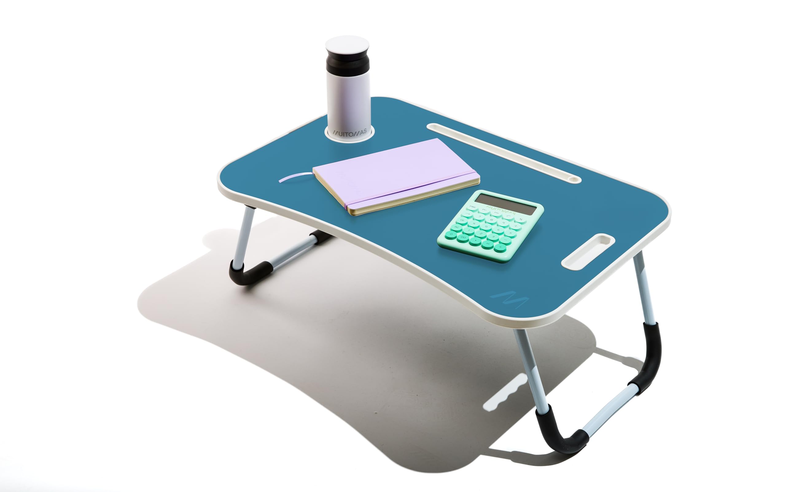 Tavolino a Forma di C, Tavolino Laterale con Struttura in Metallo e Rotelle, Supporto per Computer, 500 x 350 x 605 mm, Mobiletto da Salotto per Camera da Letto, Ufficio, Marrone