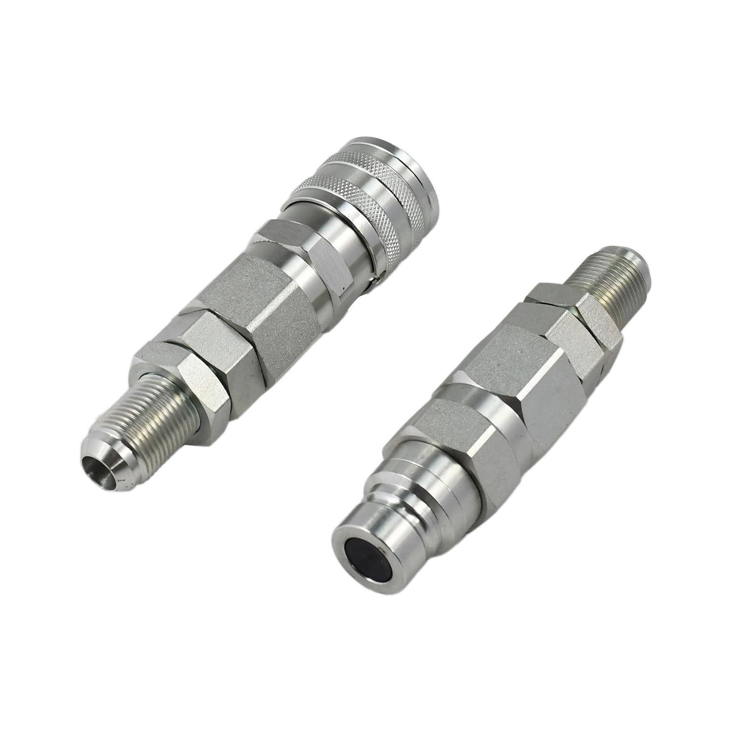Juego de acopladores de conexión rápida FEM-501-10BMF FEM-502-10BMF compatible con Bobcat compatible con New Holland compatible con funda compatible con Gehl